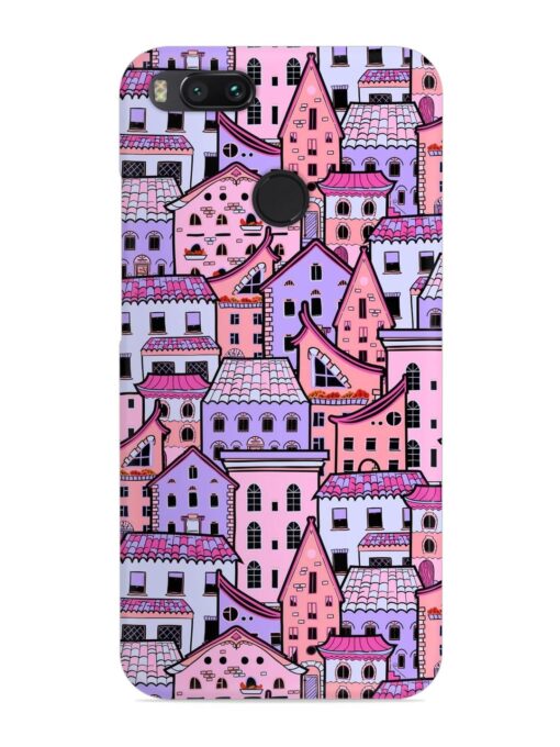 Seamless Pattern Houses Snap Case for Xiaomi Mi A1