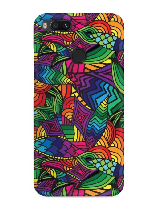 Abstract Multicolor Seamless Snap Case for Xiaomi Mi A1 Zapvi