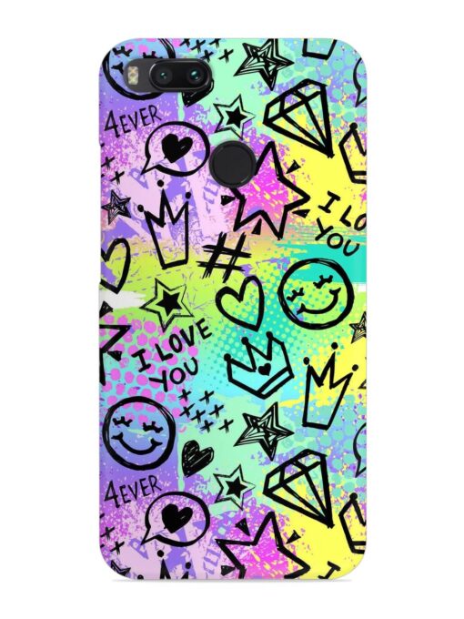 Bright Seamless Pattern Snap Case for Xiaomi Mi A1 Zapvi