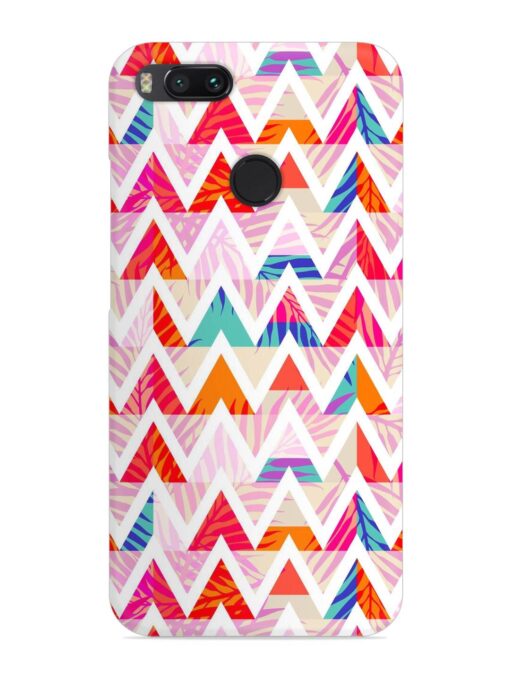 Abstract Triangle Background Snap Case for Xiaomi Mi A1 Zapvi