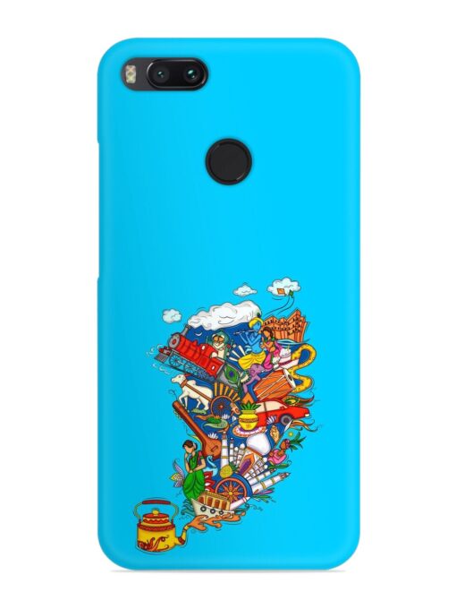 Vector Design Indian Snap Case for Xiaomi Mi A1 Zapvi