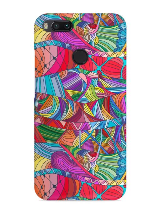 Seamless Patterns Hand Drawn Snap Case for Xiaomi Mi A1 Zapvi