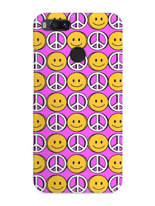 Smiley Face Peace Snap Case for Xiaomi Mi A1 Zapvi