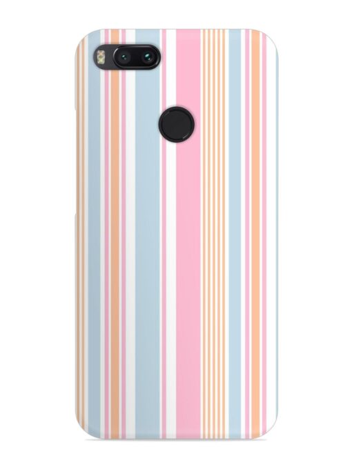 Stripe Seamless Pattern Snap Case for Xiaomi Mi A1 Zapvi