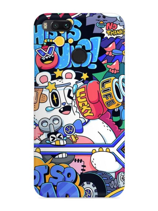 Universal Doodle Snap Case for Xiaomi Mi A1 Zapvi