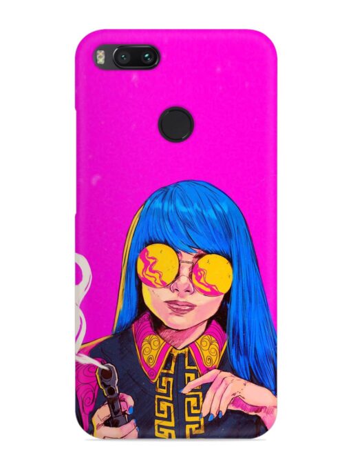 Aesthetic Anime Girl Snap Case for Xiaomi Mi A1