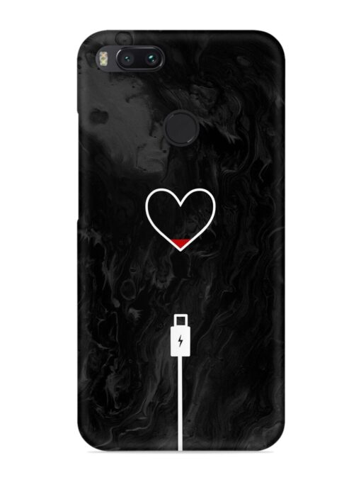 Heart Charging Vector Snap Case for Xiaomi Mi A1 Zapvi