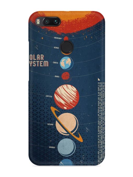 Solar System Vector Snap Case for Xiaomi Mi A1 Zapvi