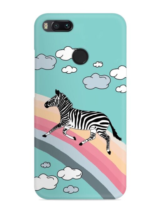 Running Zebra Snap Case for Xiaomi Mi A1 Zapvi