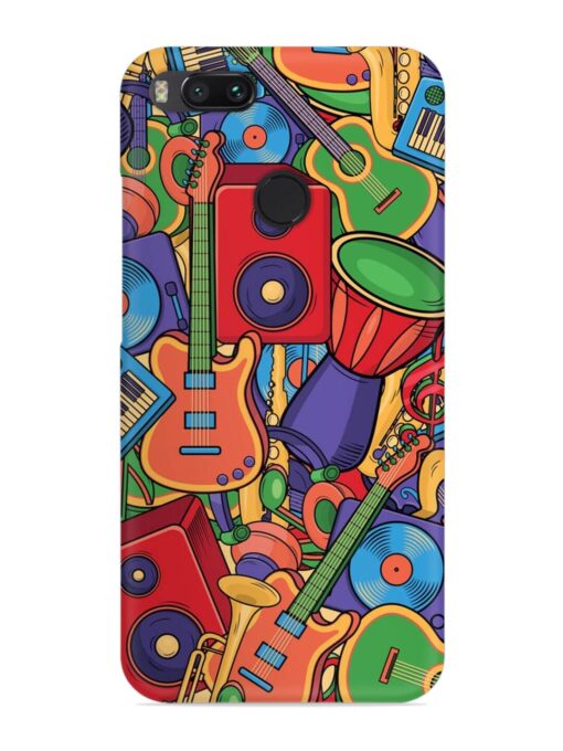 Colorful Music Art Snap Case for Xiaomi Mi A1 Zapvi