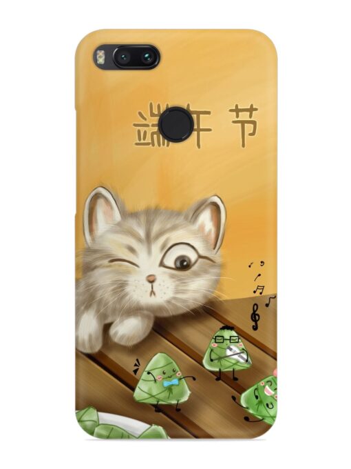 Cat Scorpion Dancing Snap Case for Xiaomi Mi A1 Zapvi