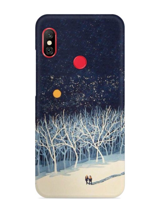 Full Moon Snowshoe Tour Snap Case for Xiaomi Mi A2