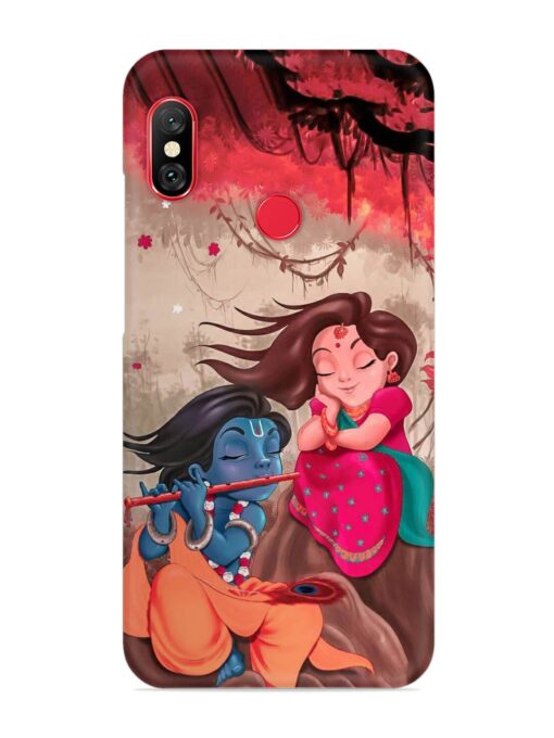 Radhe Krishna Water Art Snap Case for Xiaomi Mi A2