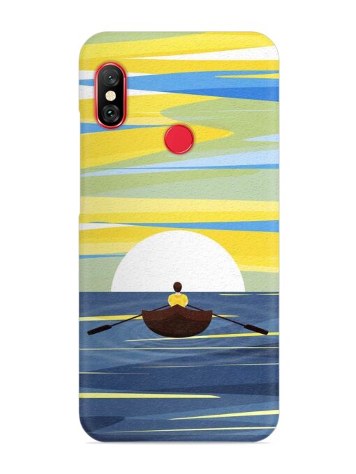 Rowing Person Ferry Paddle Snap Case for Xiaomi Mi A2