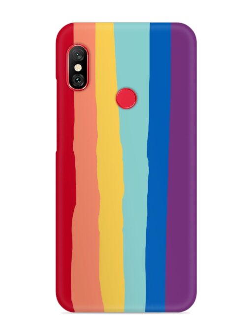 Rainbow Genuine Liquid Snap Case for Xiaomi Mi A2