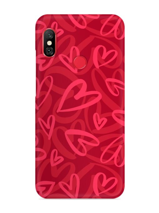 Seamless Romantic Pattern Snap Case for Xiaomi Mi A2