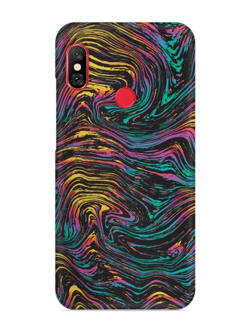 Abstract Liquid Colors Snap Case for Xiaomi Mi A2 Zapvi