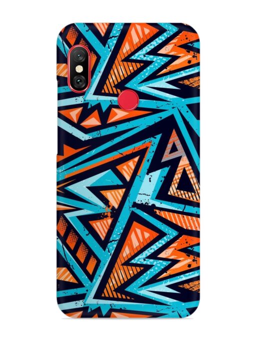 Abstract Seamless Grunge Snap Case for Xiaomi Mi A2 Zapvi