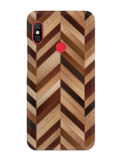 Seamless Wood Parquet Snap Case for Xiaomi Mi A2