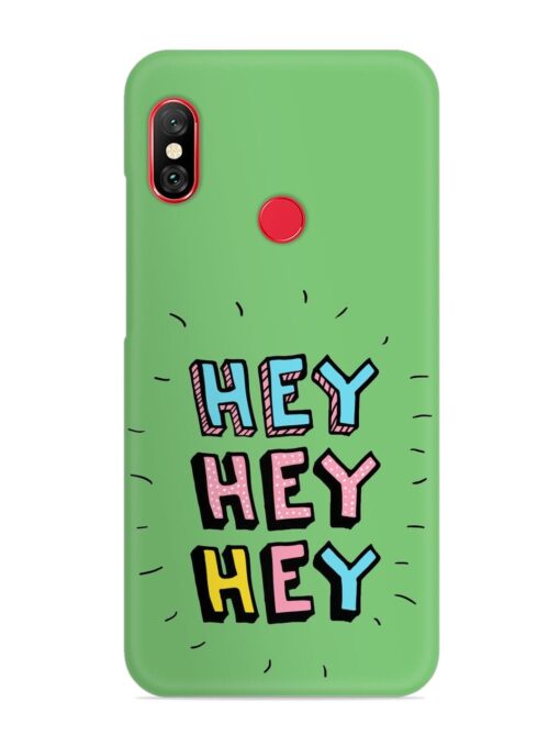 Hey Vector Cartoon Snap Case for Xiaomi Mi A2 Zapvi