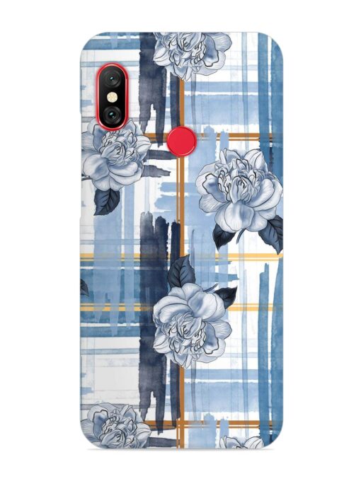 Watercolor Pattern Rose Snap Case for Xiaomi Mi A2 Zapvi