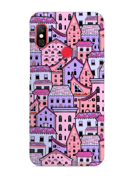 Seamless Pattern Houses Snap Case for Xiaomi Mi A2