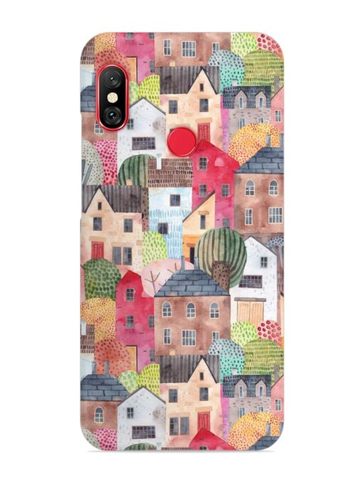 Abstract Seamless Pattern Snap Case for Xiaomi Mi A2 Zapvi