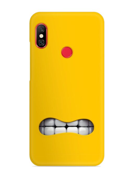 Mouth Character On Snap Case for Xiaomi Mi A2 Zapvi