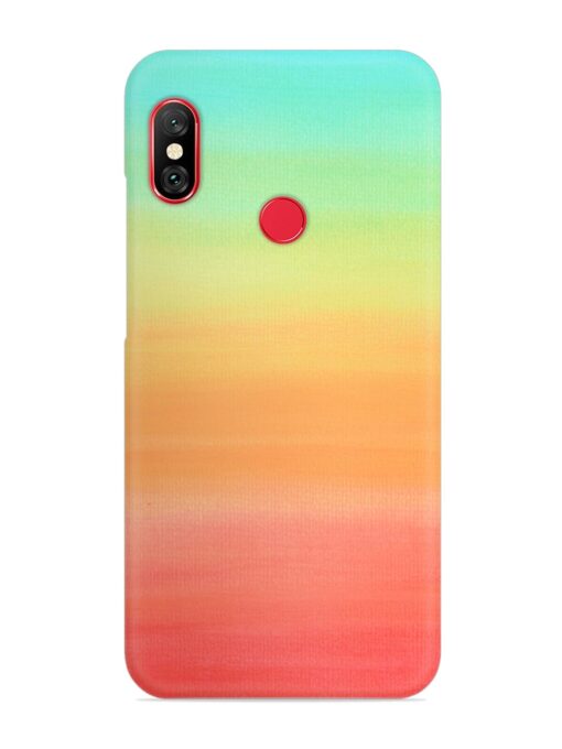 Background Sky Watercolor Snap Case for Xiaomi Mi A2 Zapvi