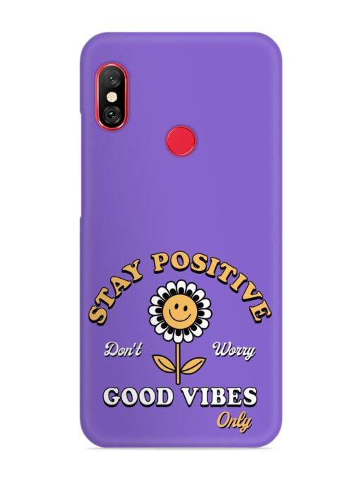 Retro Positive Flower Snap Case for Xiaomi Mi A2