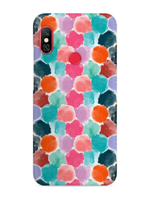 Colorful Seamless Pattern Snap Case for Xiaomi Mi A2