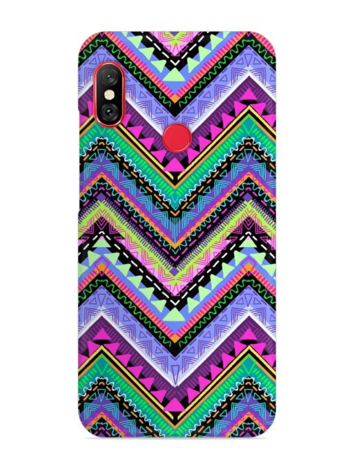 Tribal Aztec Print Snap Case for Xiaomi Mi A2 Zapvi