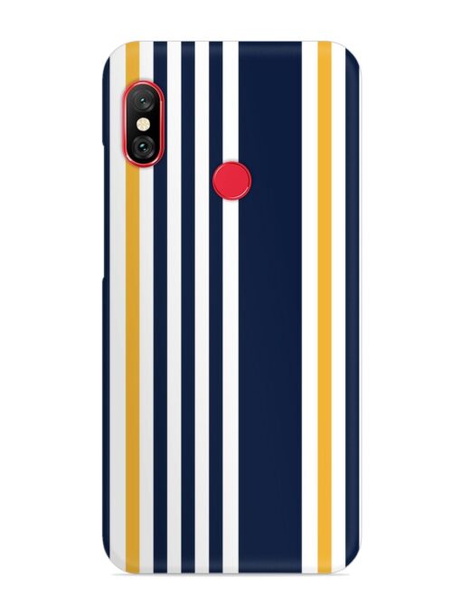 Seamless Stripe Pattern Snap Case for Xiaomi Mi A2 Zapvi