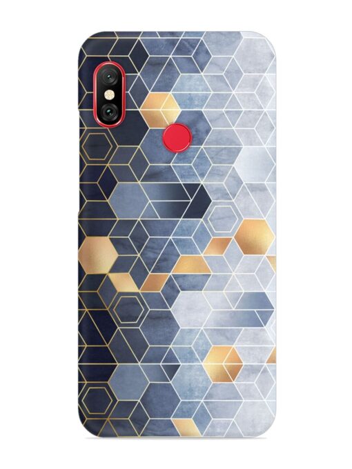 Geometric Abstraction Hexagons Snap Case for Xiaomi Mi A2 Zapvi