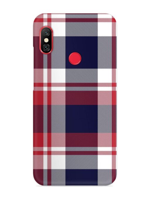 Classic Plaid Tartan Snap Case for Xiaomi Mi A2 Zapvi