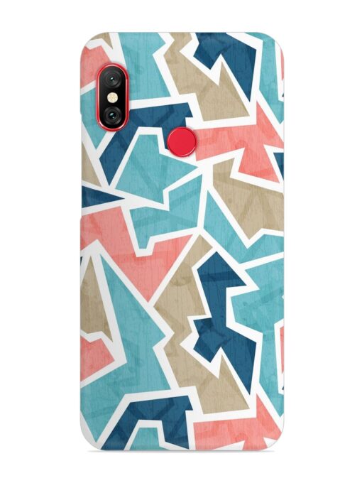 Vintage Geometric Triangle Snap Case for Xiaomi Mi A2 Zapvi