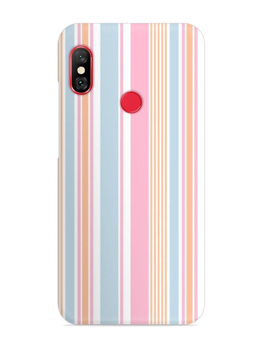 Stripe Seamless Pattern Snap Case for Xiaomi Mi A2 Zapvi