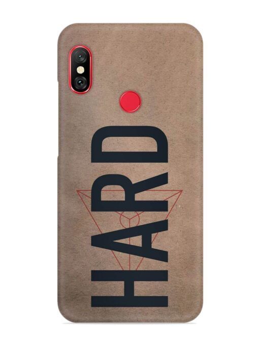 Hard Typo Snap Case for Xiaomi Mi A2