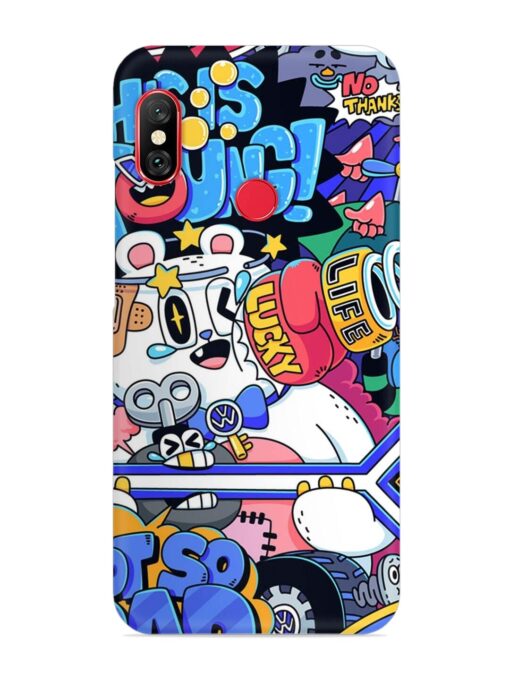 Universal Doodle Snap Case for Xiaomi Mi A2