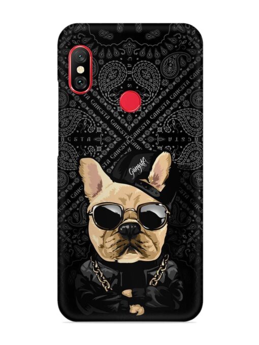 Gangsta Cool Sunglasses Dog Snap Case for Xiaomi Mi A2 Zapvi