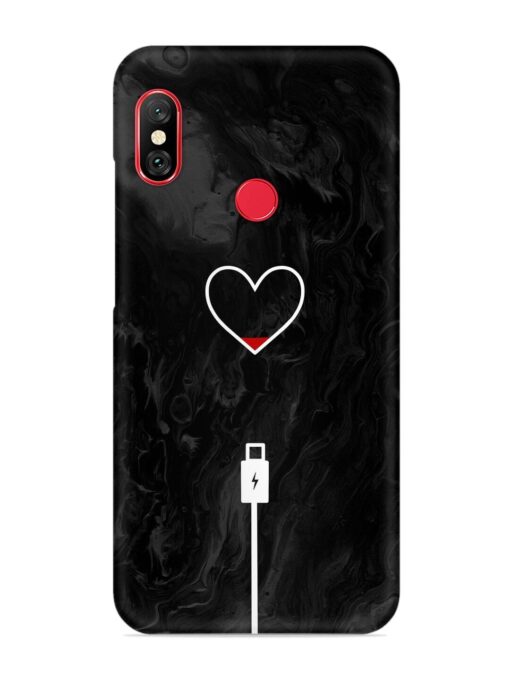 Heart Charging Vector Snap Case for Xiaomi Mi A2