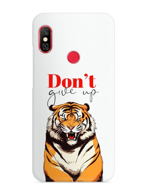 Don'T Give Up Tiger Art Snap Case for Xiaomi Mi A2