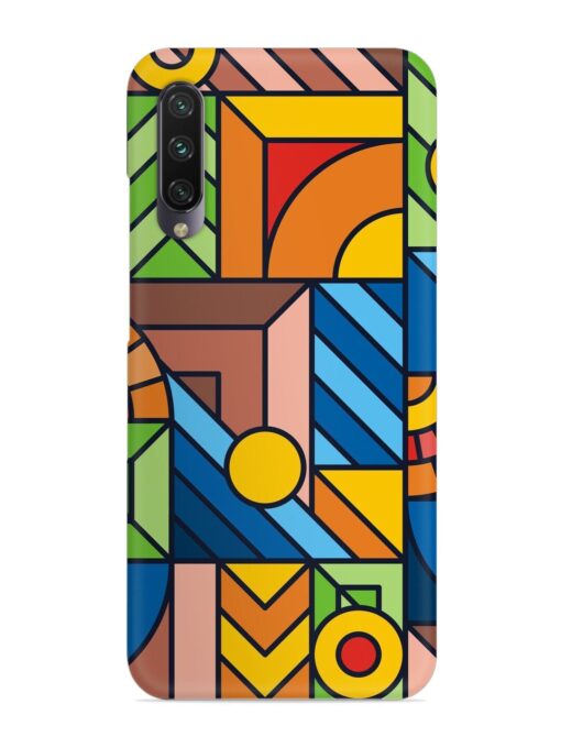 Colorful Geometric Snap Case for Xiaomi Mi A3 Zapvi