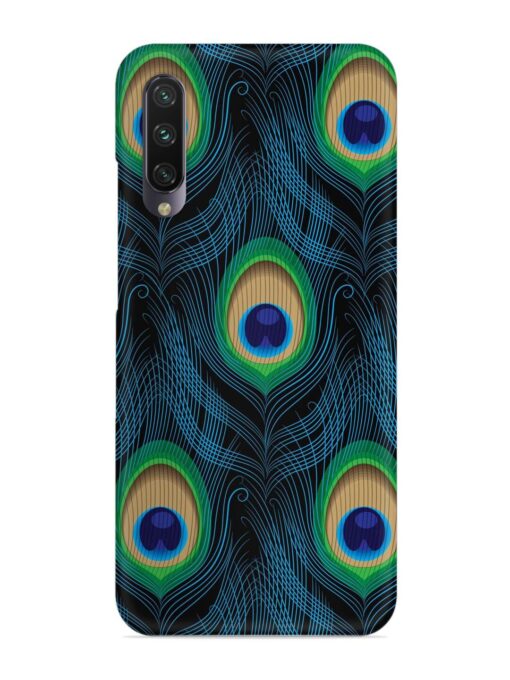 Seamless Pattern Peacock Snap Case for Xiaomi Mi A3