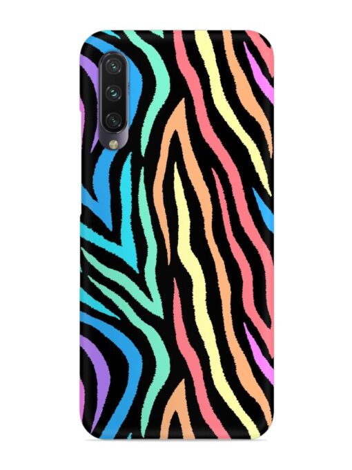 Colorful Abstract Zebra Snap Case for Xiaomi Mi A3