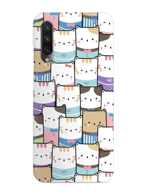 Cute Adorable Cat Snap Case for Xiaomi Mi A3 Zapvi