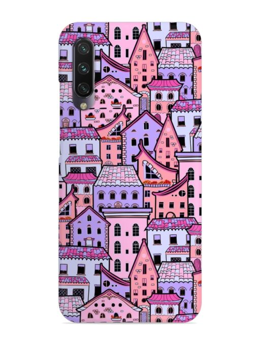 Seamless Pattern Houses Snap Case for Xiaomi Mi A3