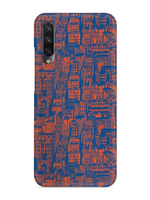 Hand Drawn Seamless Snap Case for Xiaomi Mi A3 Zapvi