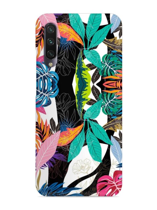 Floral Pattern Bright Snap Case for Xiaomi Mi A3 Zapvi