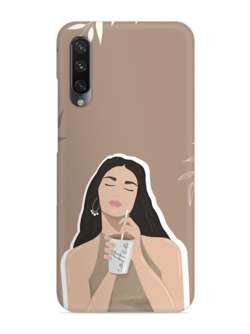 Girl With Coffee Snap Case for Xiaomi Mi A3 Zapvi